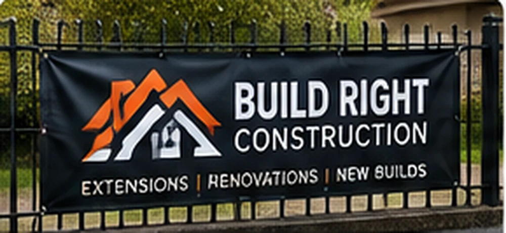 Illustrative example of a printed PVC banner