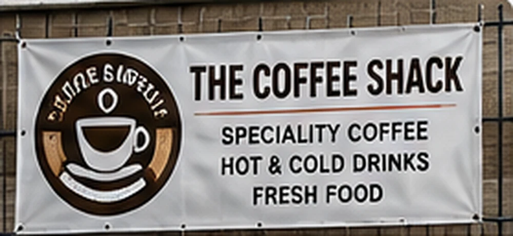 Illustrative example of a printed PVC banner