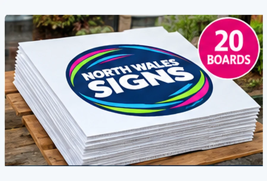 Printed Correx sign boards
