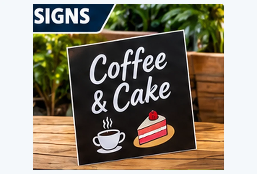 Aluminium composite signs