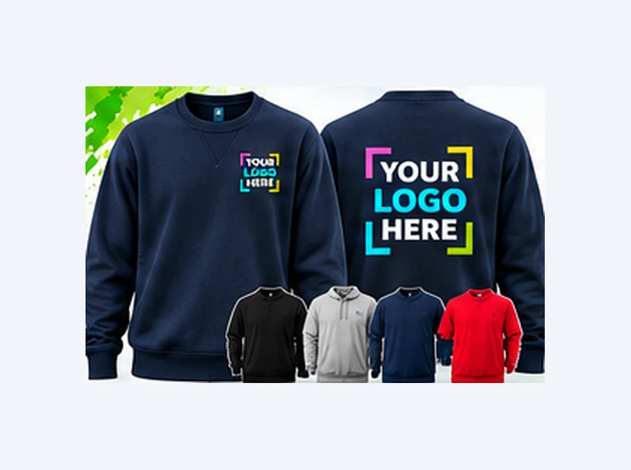 Sweatshirt – Small front + large rear
