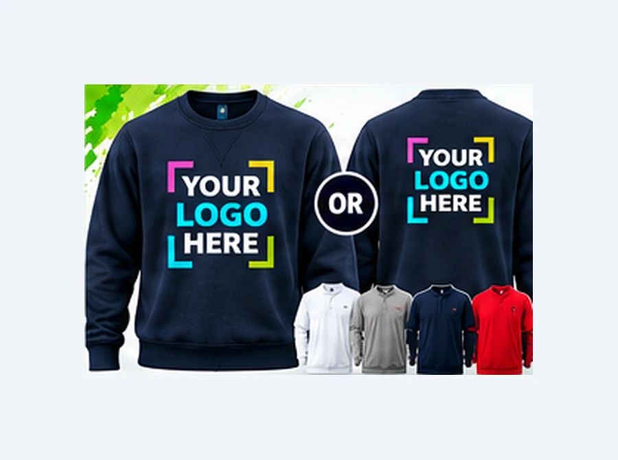 Sweatshirt – Large front OR rear